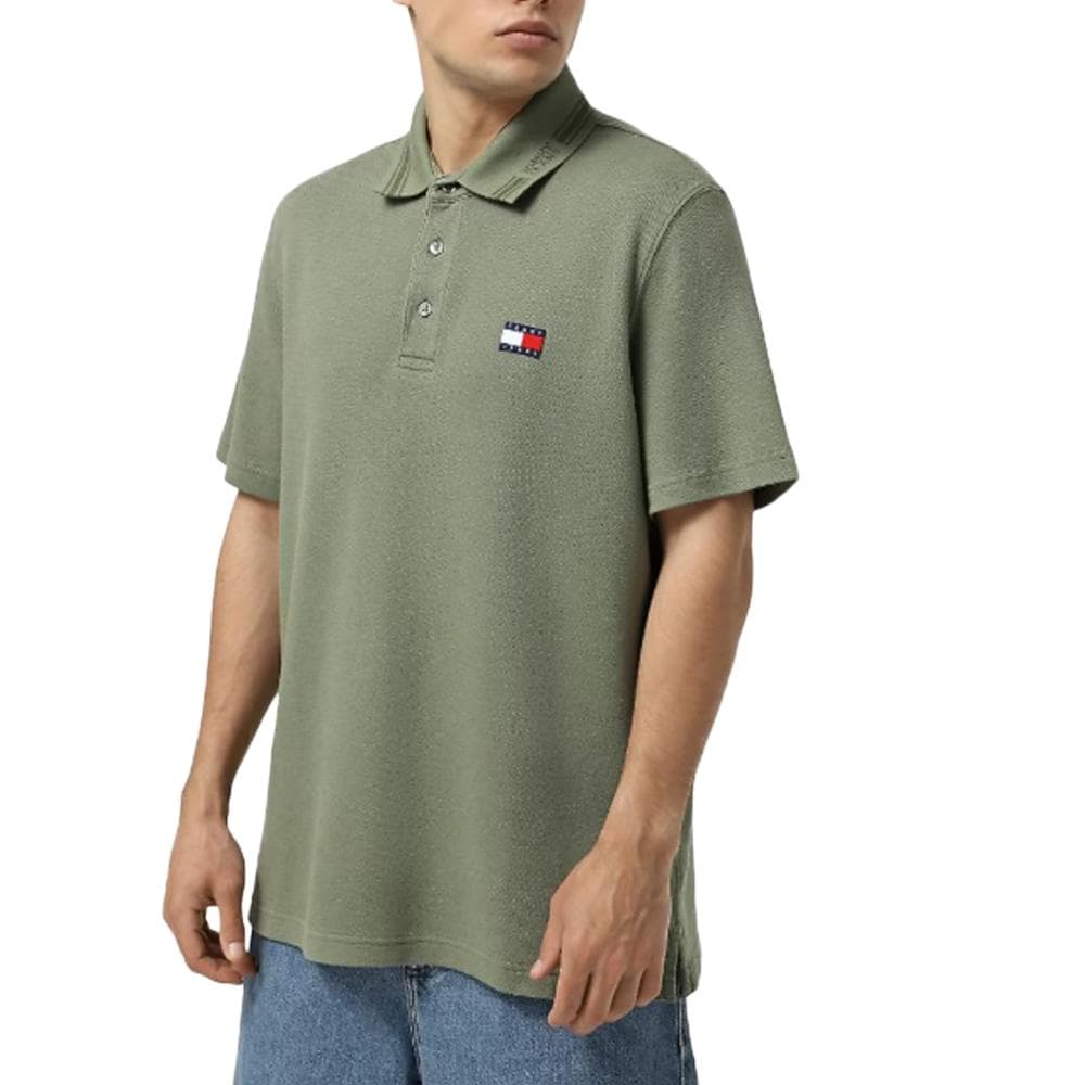 Polo Kaki Homme Tommy Hilfiger Branded Neck 2