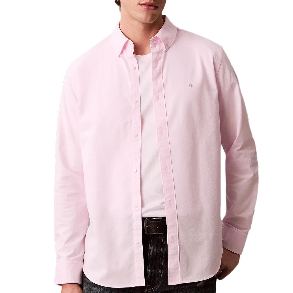 Chemise Rose Homme Calvin Klein Jeans Oxfords 1