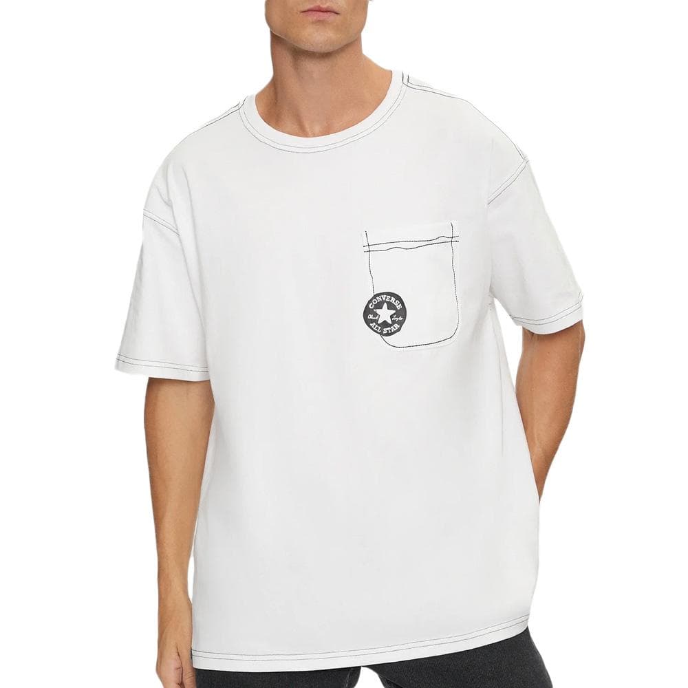 T-Shirt Blanc Homme Converse Sketch 1