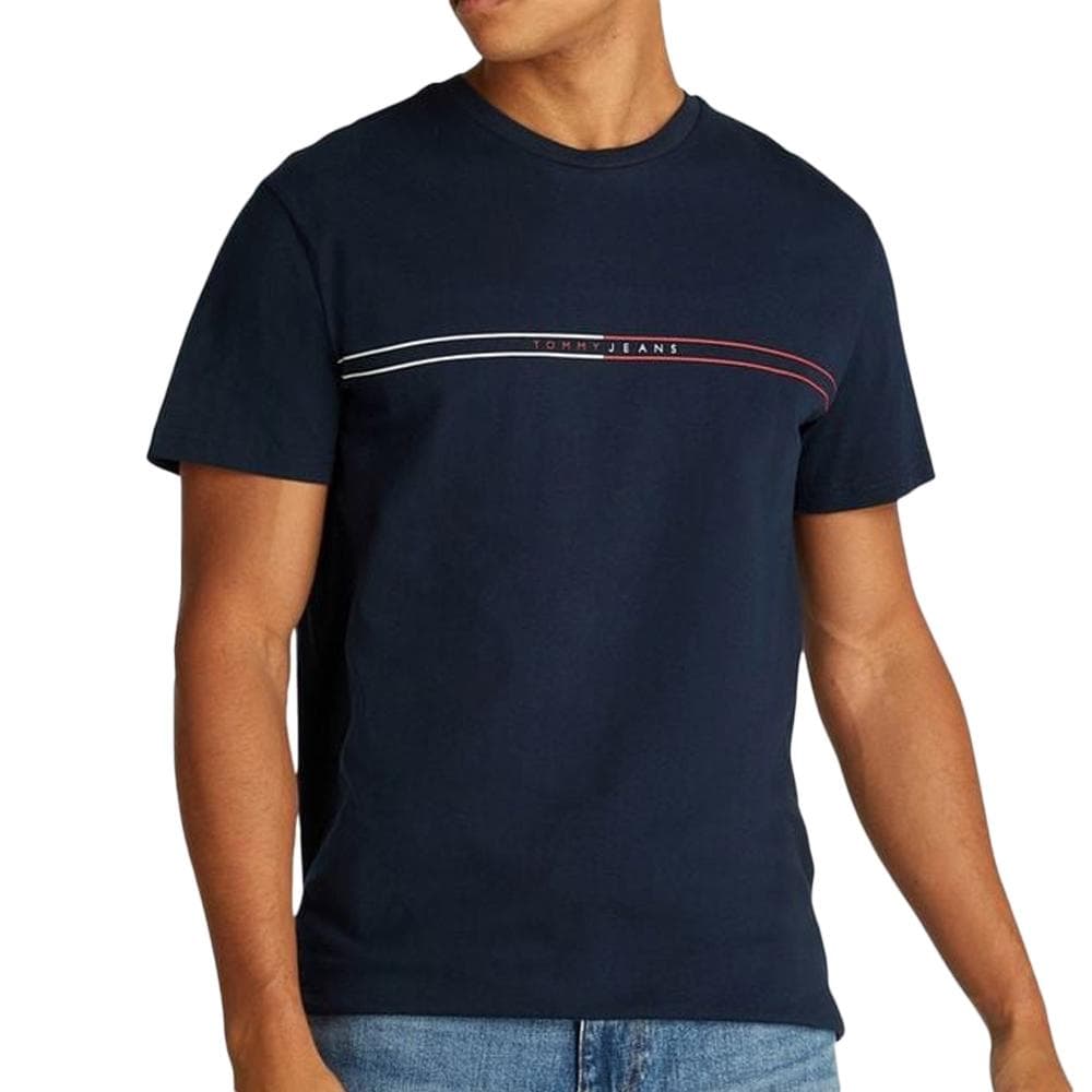 T-Shirt Marine Homme Tommy Hilfiger Slim Entry Graph 1