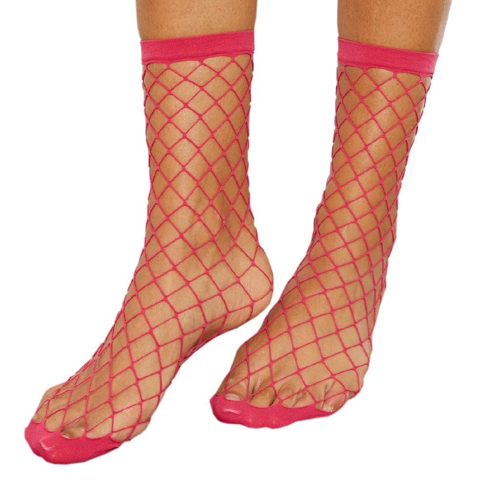 Chaussettes résille Rose Femme Pieces Fishnet 1