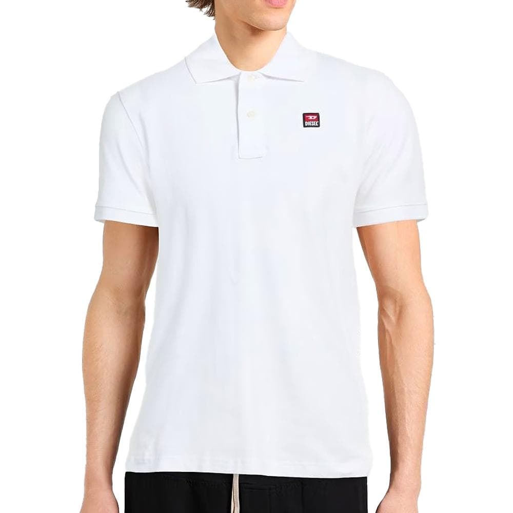 Polo Blanc Homme Diesel Smith A19714 1