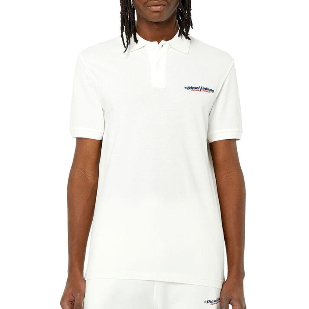 Polo Blanc Homme Diesel T-smith-ind 1