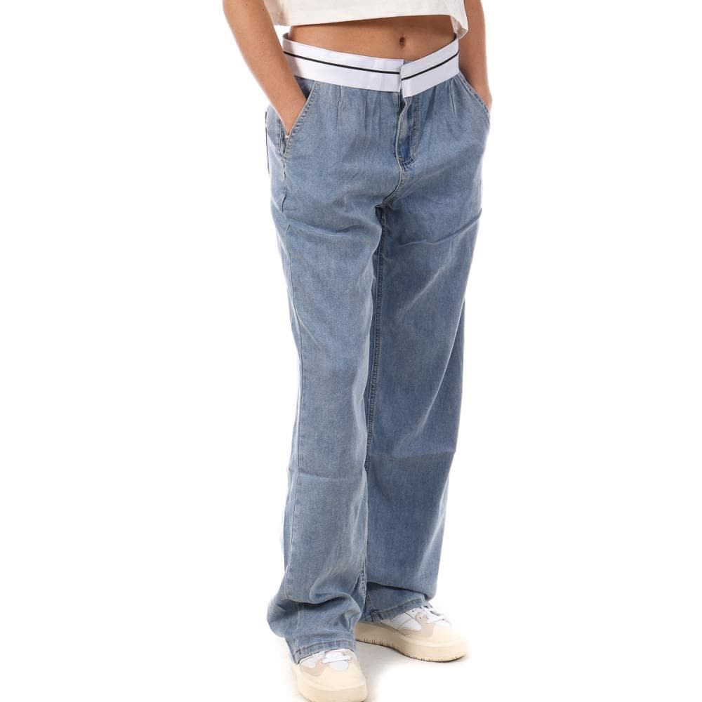 Pantalon Bleu Femme Monday Premium L3214 1
