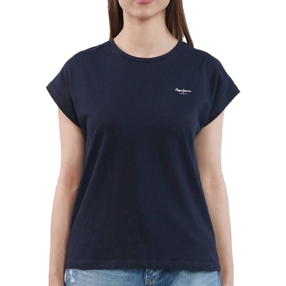 T-shirt Marine Femme Pepe jeans Bloom 1