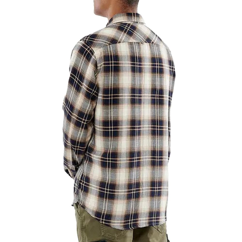Chemise Marron/Marine Homme Kaporal CASEYH 2