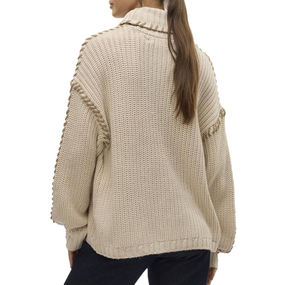 Pull Beige Femme Vero Moda Newcream 2