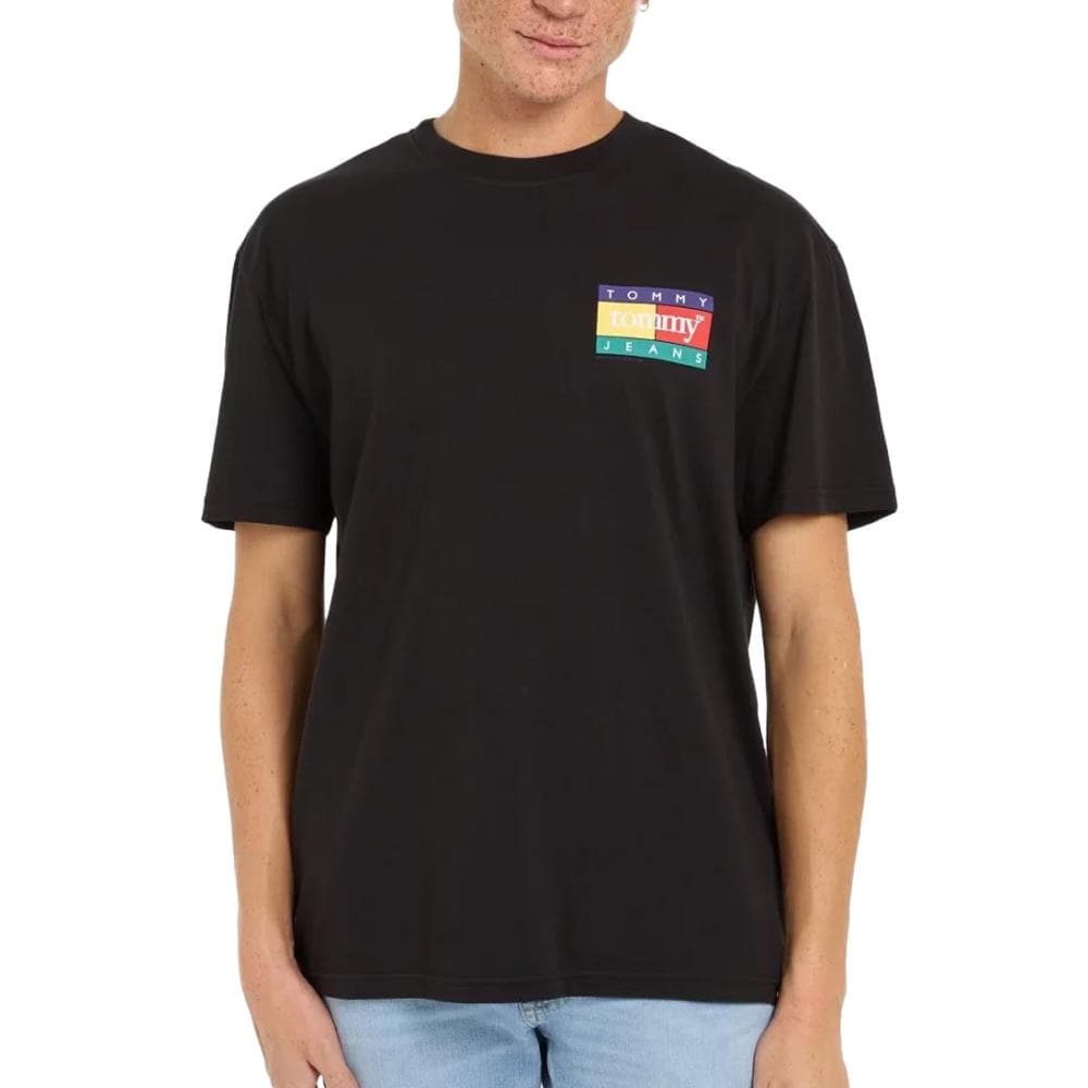 T-shirt Noir/Multicolore Homme Tommy Hilfiger Color 1