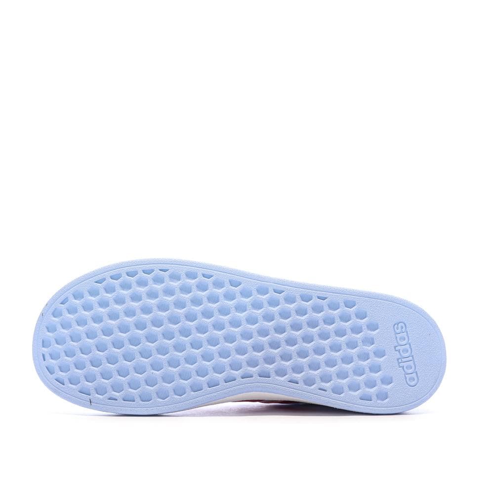 Baskets Blanches/Roses Fille Adidas Grand Court 2.00 5