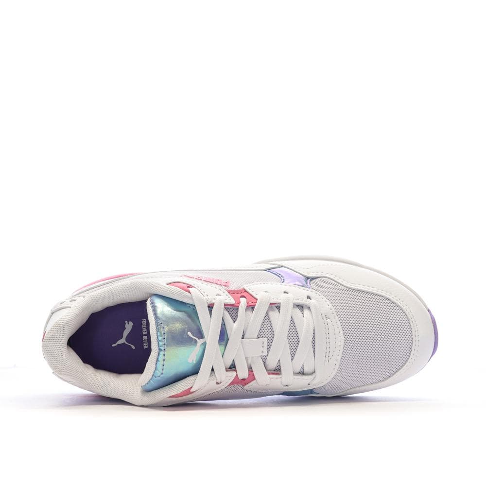 Baskets Rose/Blanc Femme/Fille Puma Bouncy 4