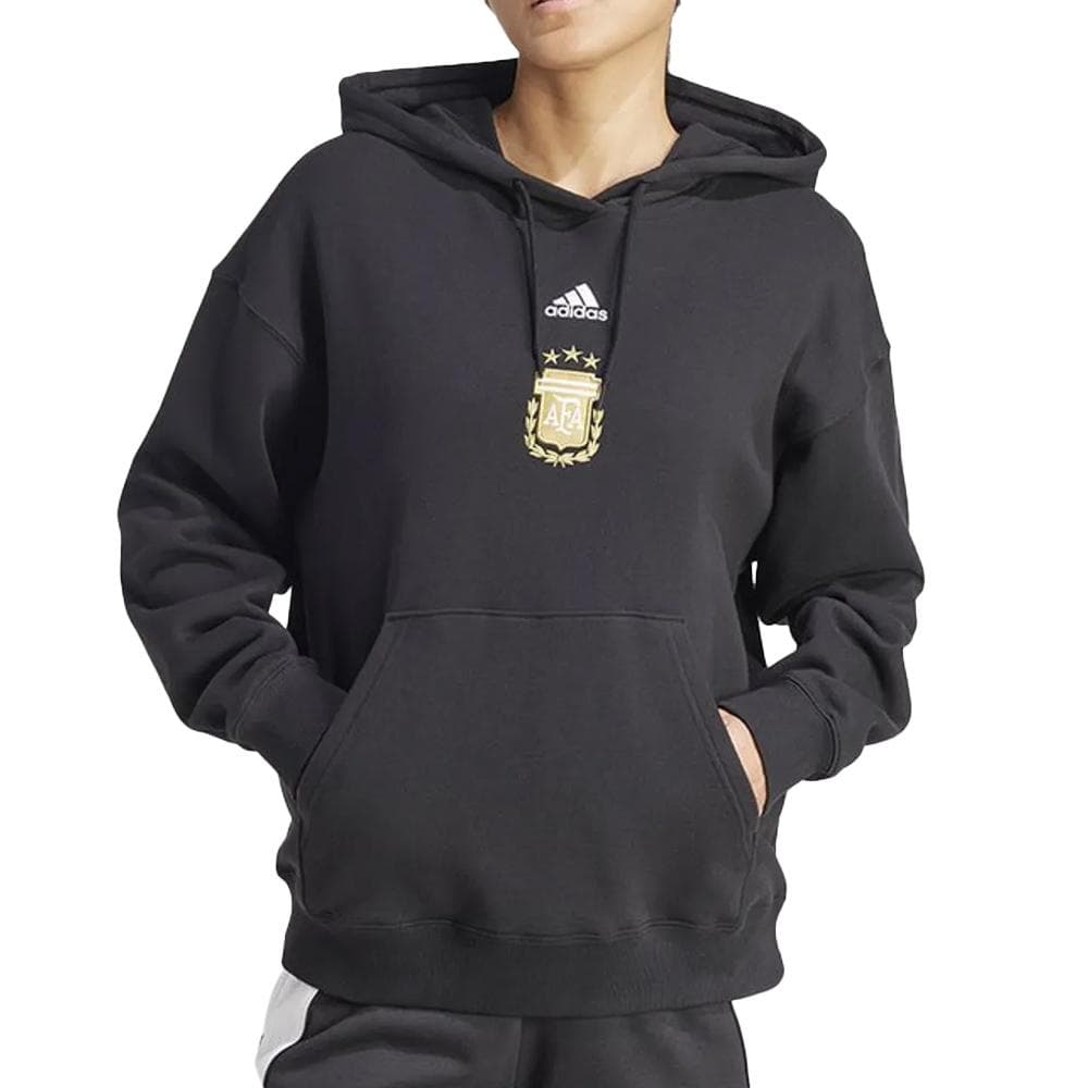 Argentine Sweat à Capuche Noir Femme Adidas Afa 1