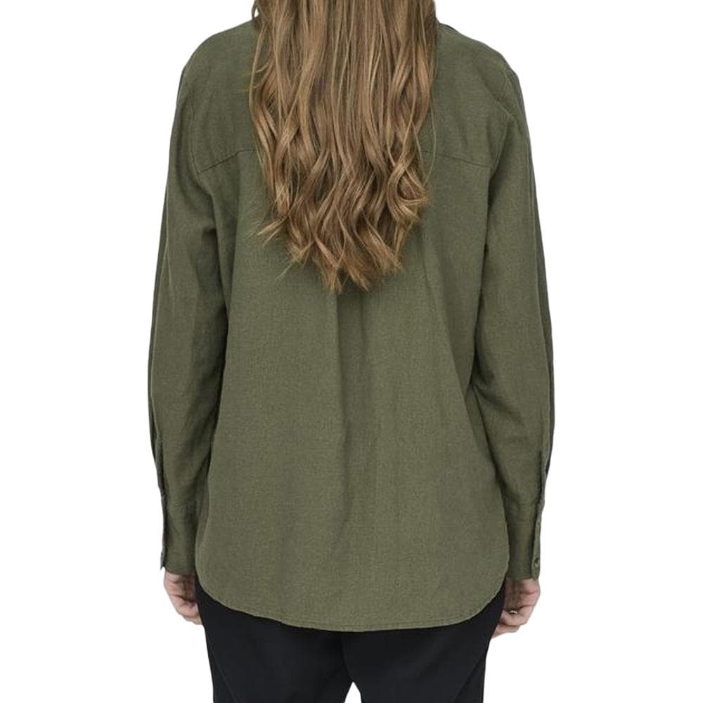 Chemise Kaki Femme JDY Linen 3