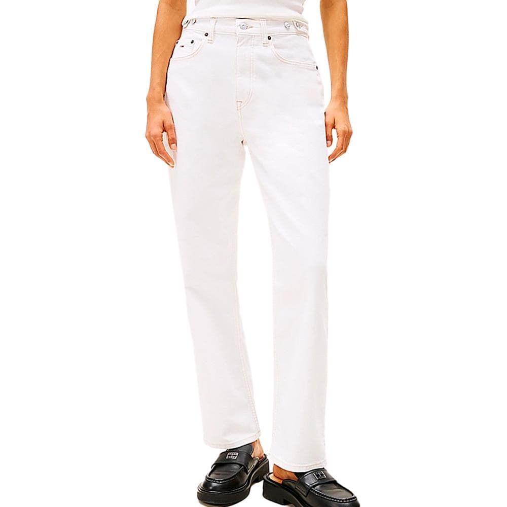 Jean Droit Blanc Femme Tommy Hilfiger Layla 1