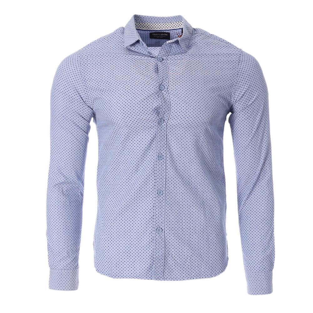 Chemises Bleu à Motifs Homme Teddy Smith Carton 1