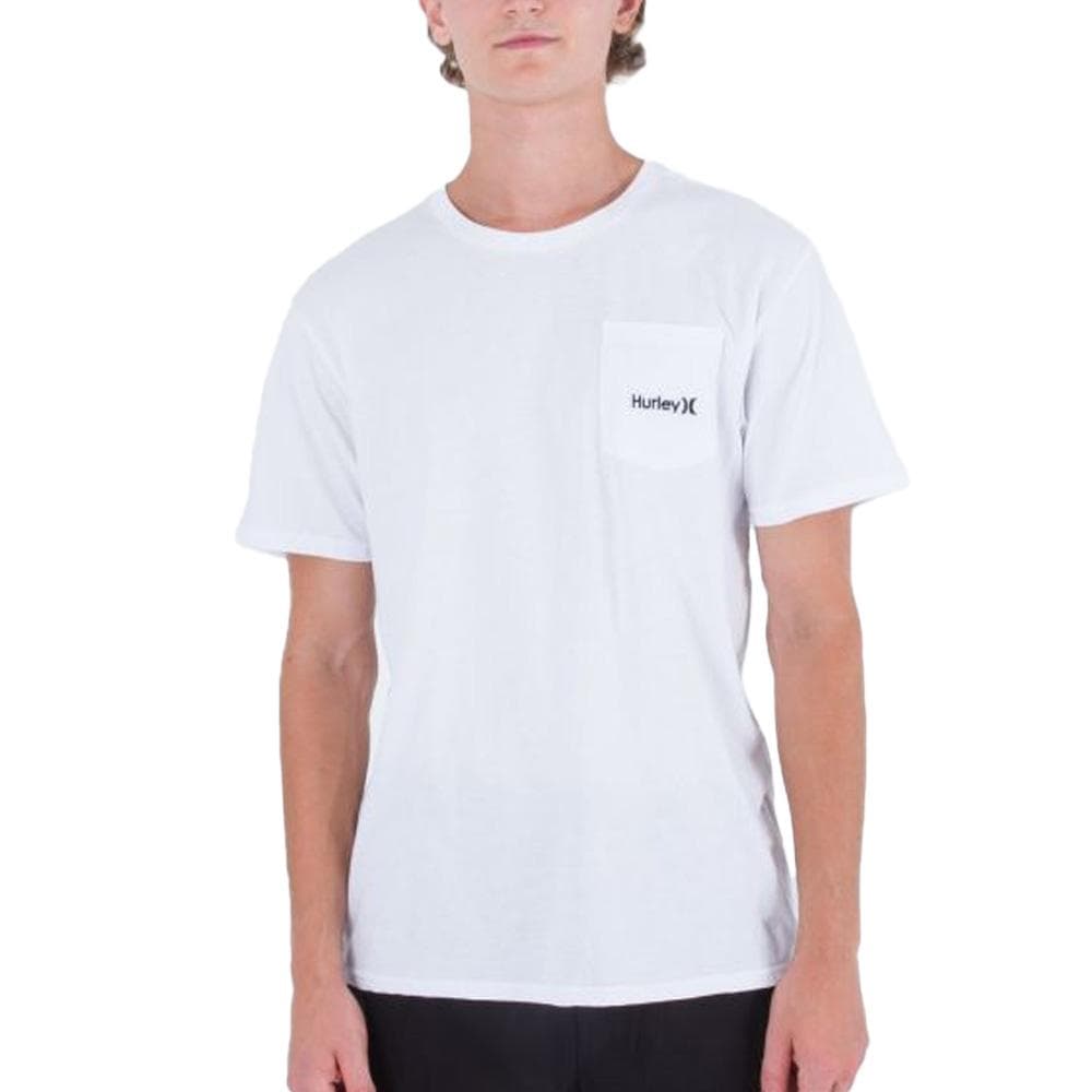 T-shirt Blanc Homme Hurley Oao 2