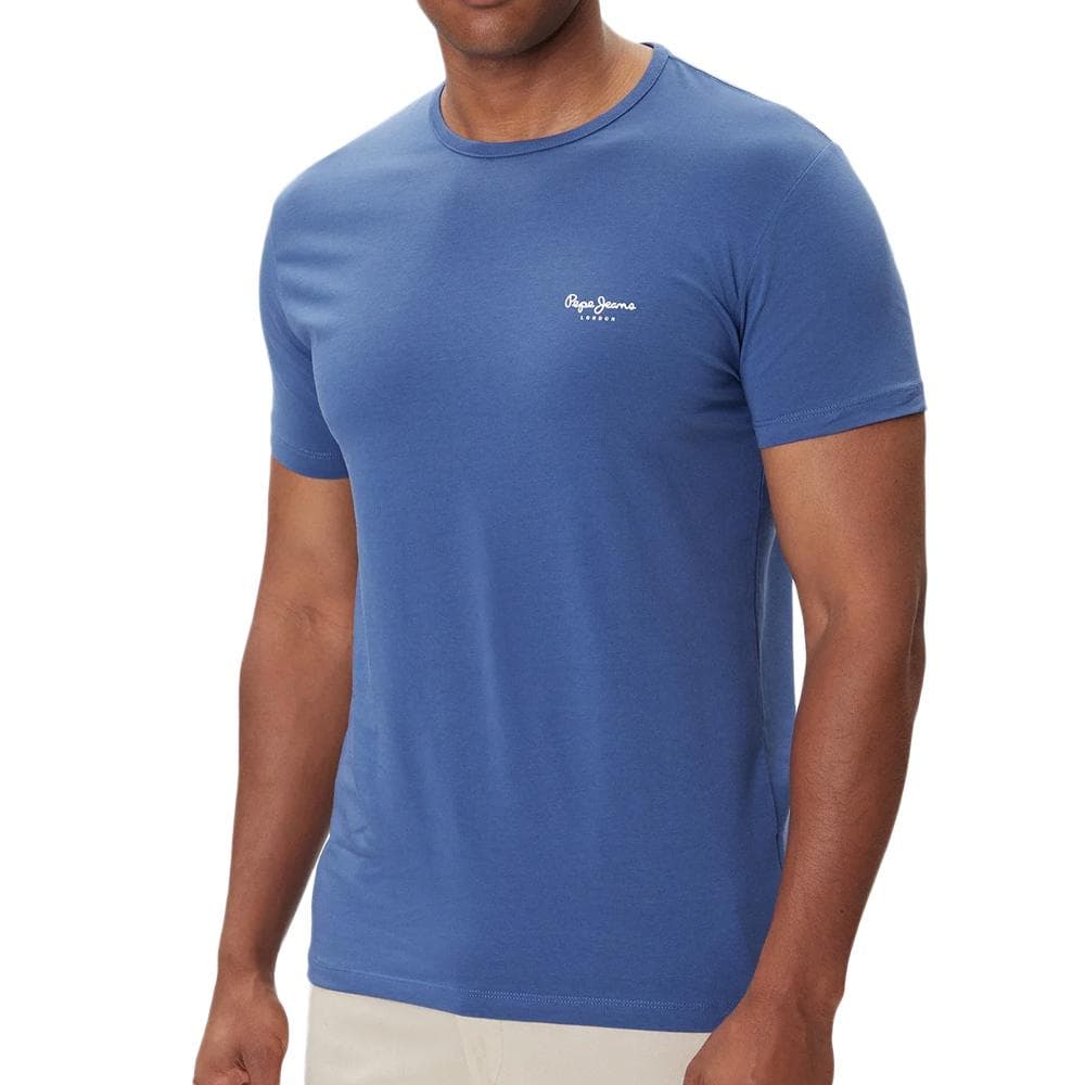T-Shirt Bleu Homme Pepe jeans Original Basic 3 1