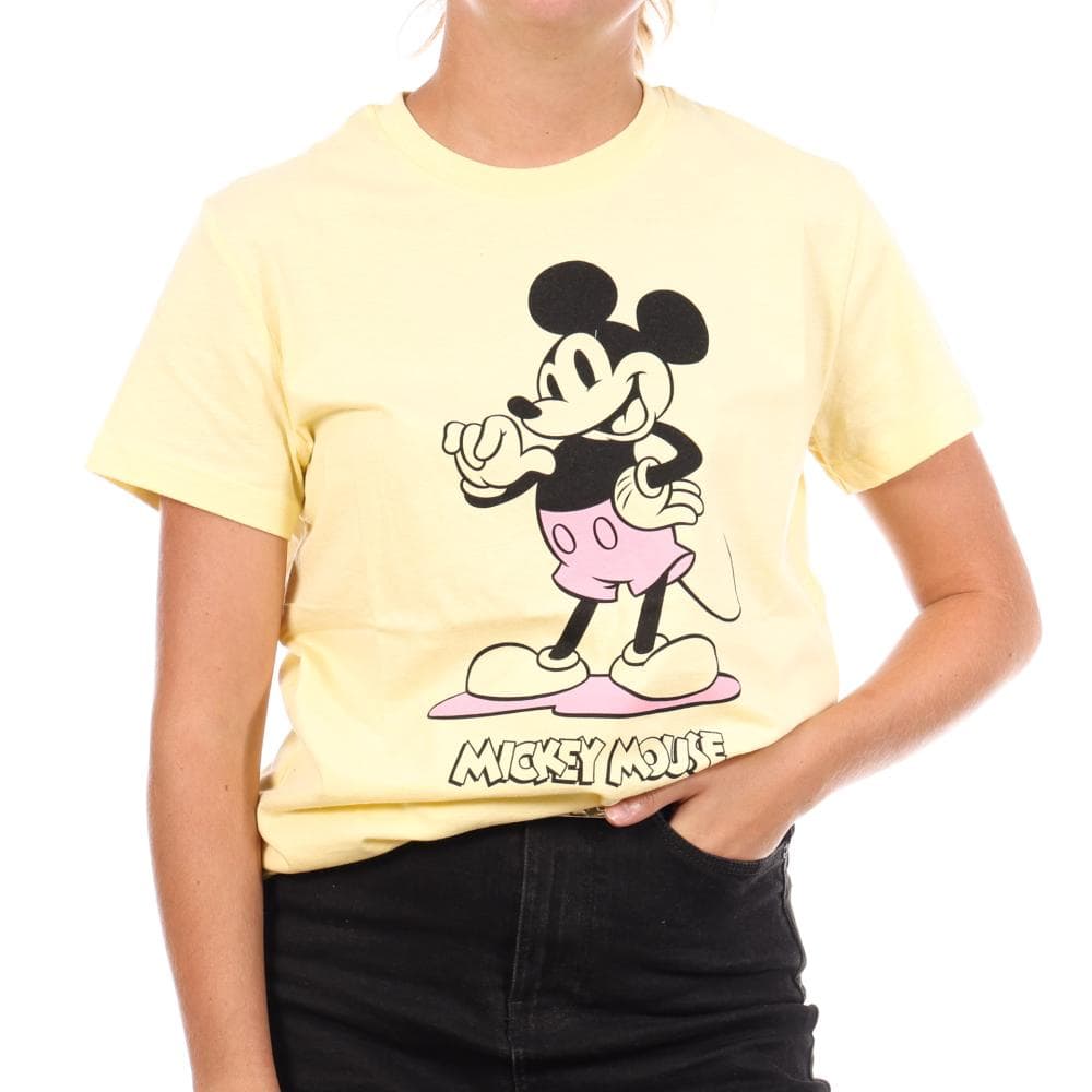 T-Shirt Jaune Femme Disney Mickey Classic 1