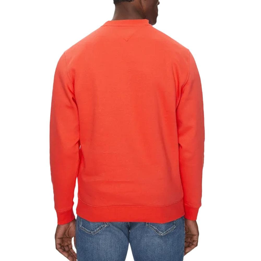Sweat Orange Homme Tommy Hilfiger Reg Flag Crew 2