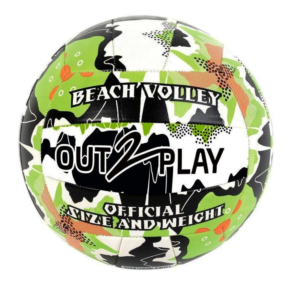 Ballon de Beach Volley Vert à Imprimés 1