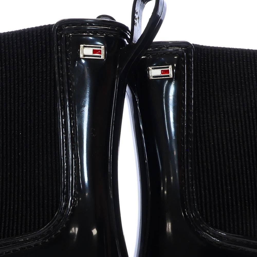 Bottes de Pluie Noir Femme Tommy Hilfiger Flag Hardware Rainbow 7