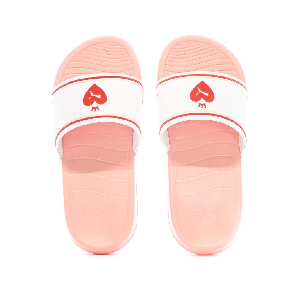 Claquettes Bleu Femme Puma Popcat 3