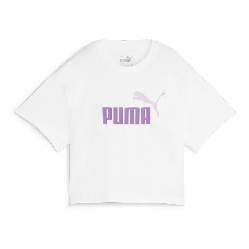 Crop top Blanc/Mauve Fille Puma 845346 1