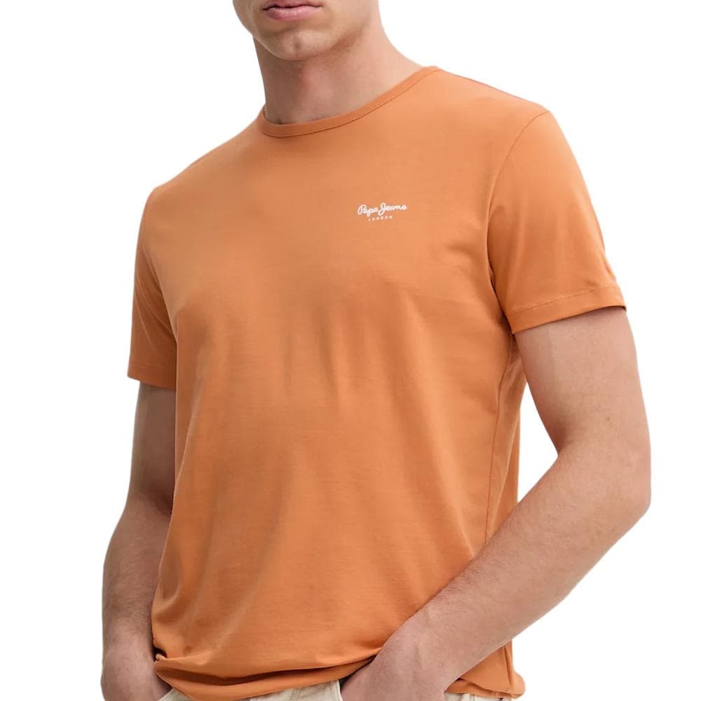 T-shirt Orange Homme Pepe Jeans Original Basic 1