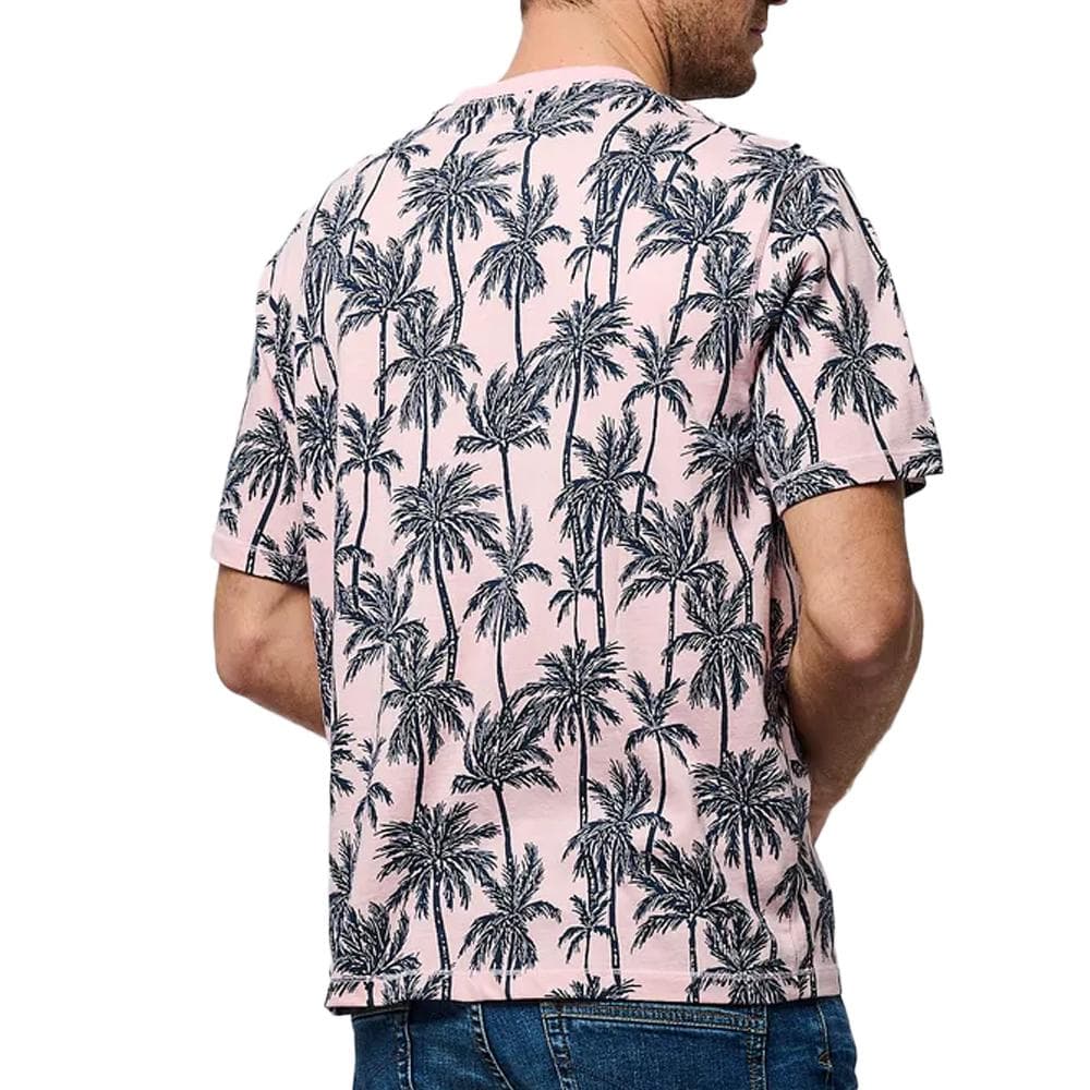 T-shirt Rose/Marine Homme Kaporal TOGO25EM11 2