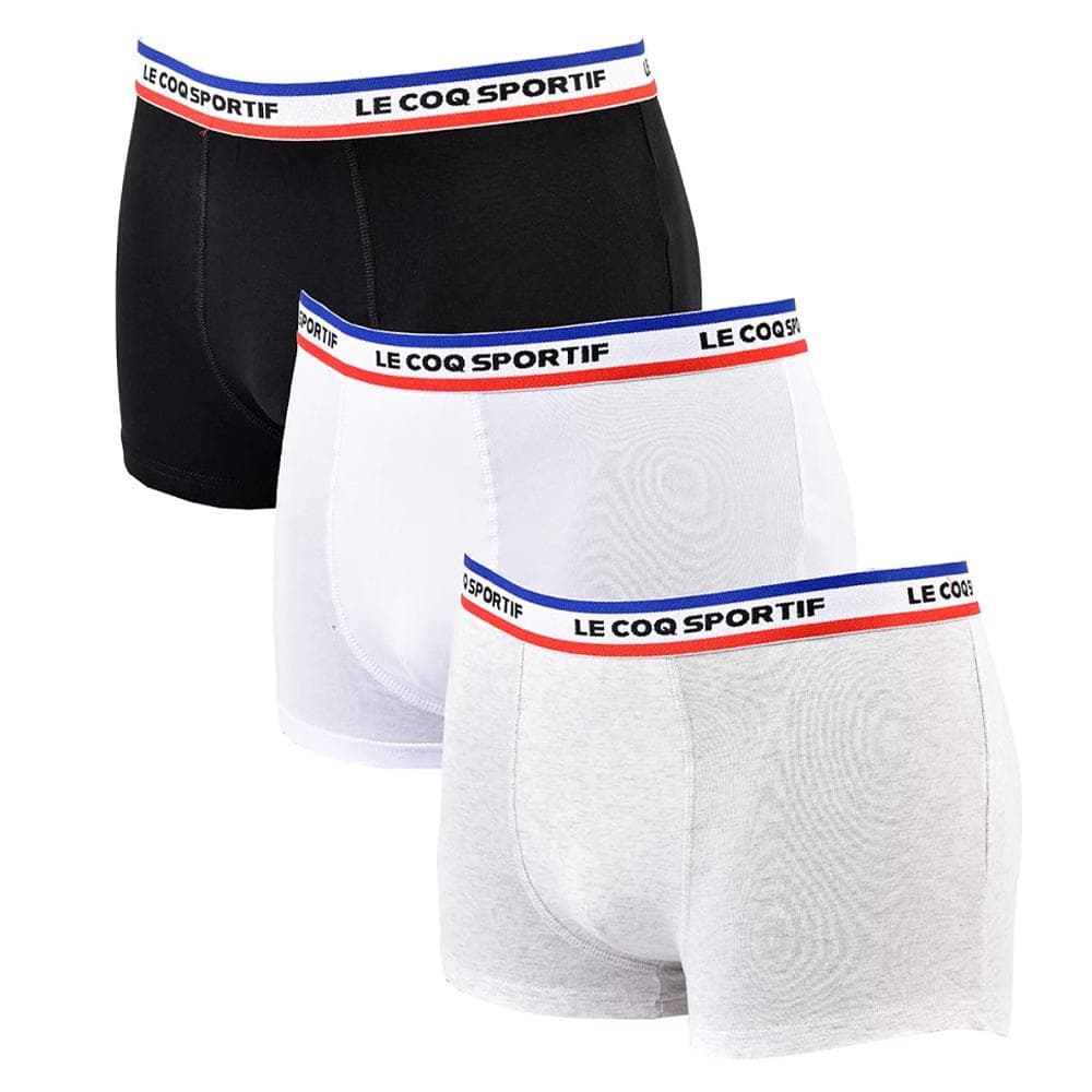 Lot de 3 Boxers Blanc/Gris/Noir Homme Le Coq Sportif Boxer 1