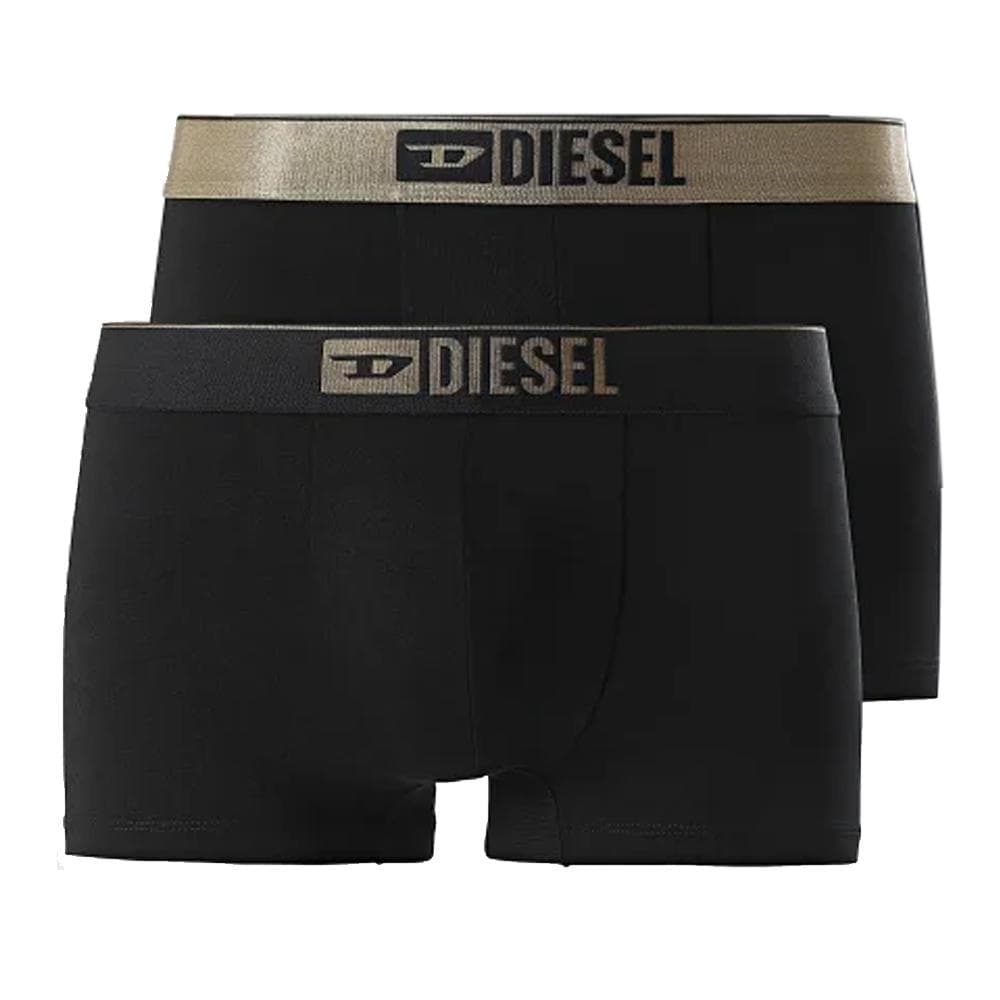 x2 Boxers Noir/Doré Homme Diesel Damien 1