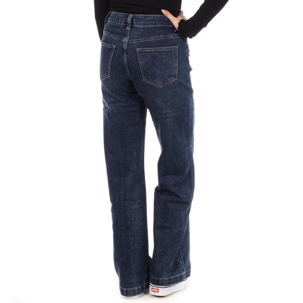 Jean Loose Bleu Femme Monday Premium 1807 2