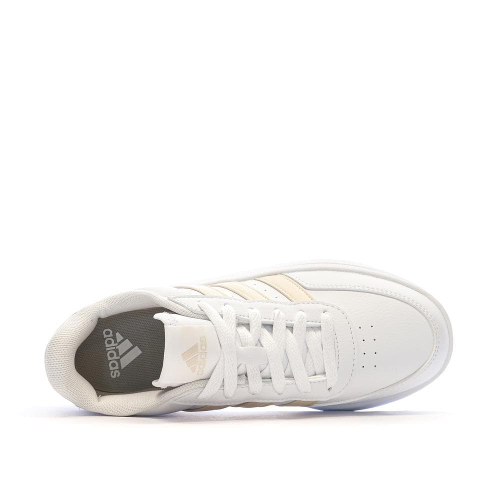 Baskets Blanches/Beige Femme Adidas Breaknet 2.0 4