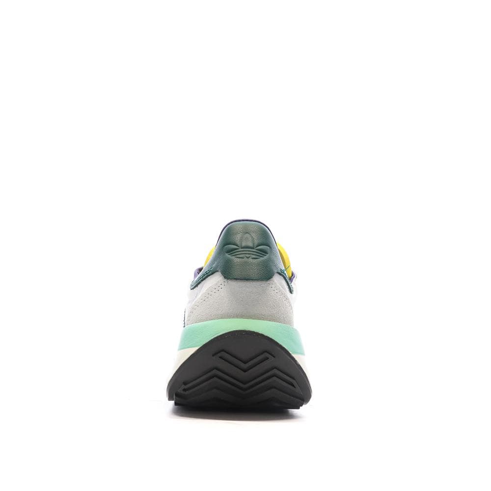 Baskets Blanches/Jaune Homme Adidas Country 3