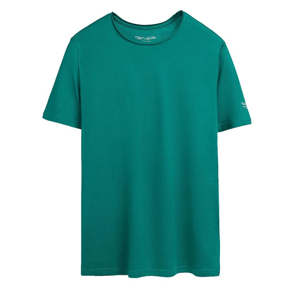 T-shirt Vert Homme Teddy Smith T-geo 1