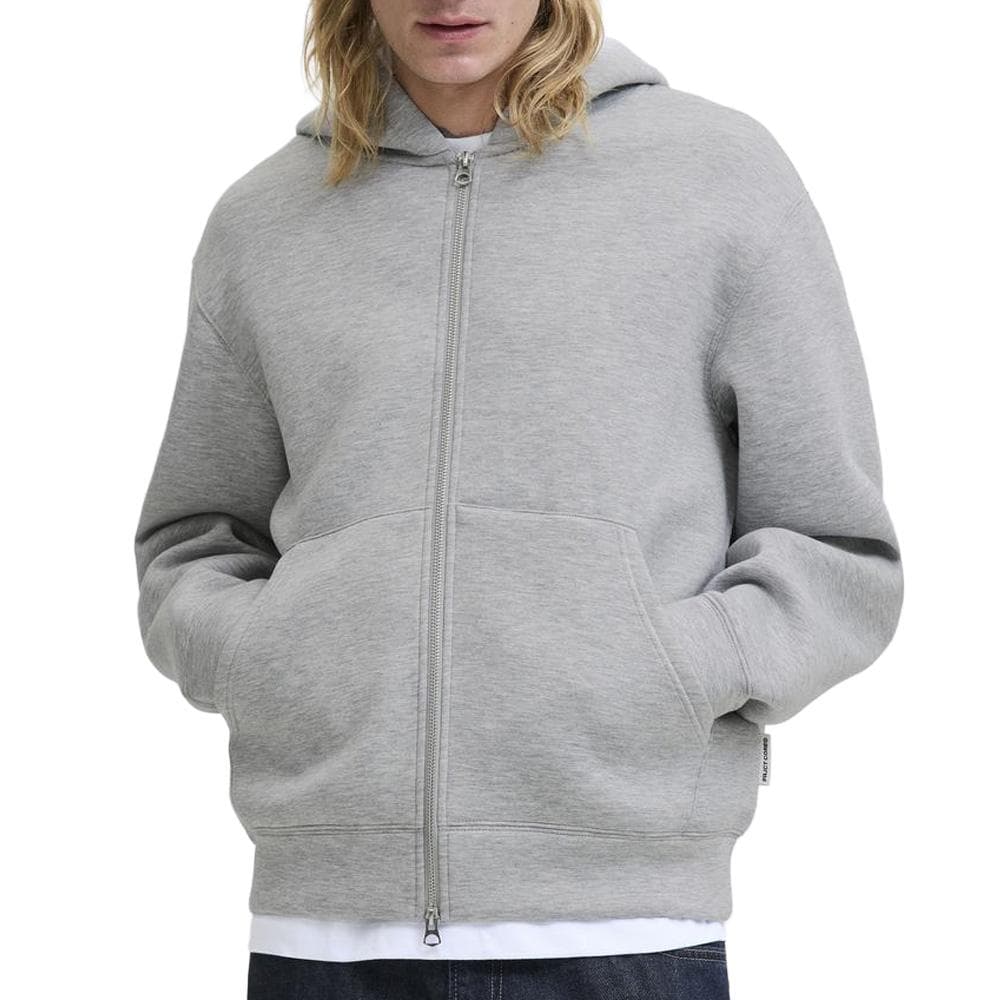 Sweat Zippé Gris Homme Jack & Jones Cover Scuba 1