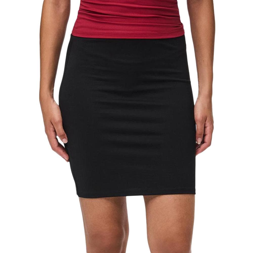 Jupe Noire Femme Pieces Naya 1