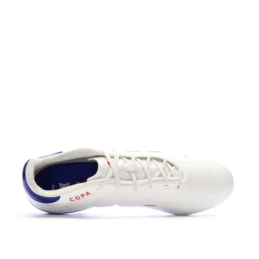 Chaussures de Foot Blanc/Bleu Homme Adidas Copa Pure 2 Elite SG 4