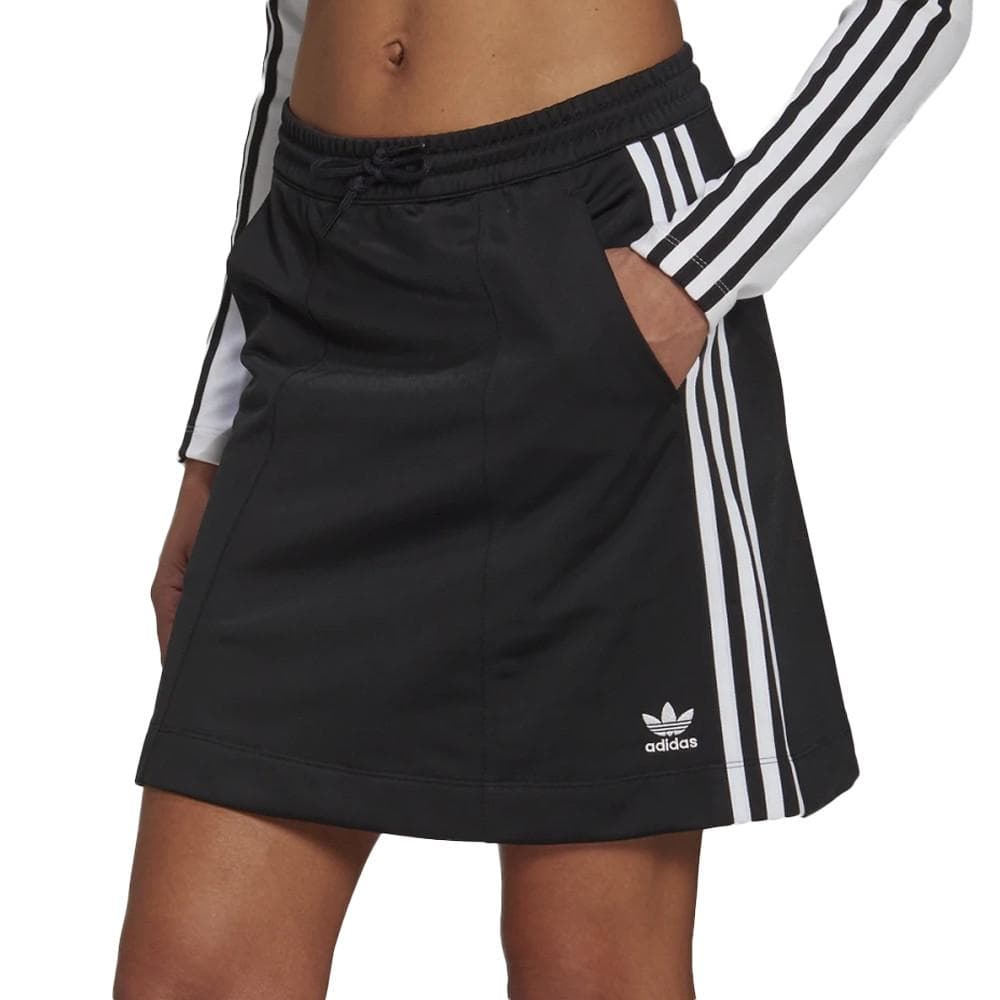 Jupe Noir/Blanc Femme Adidas Skirt H37774 1