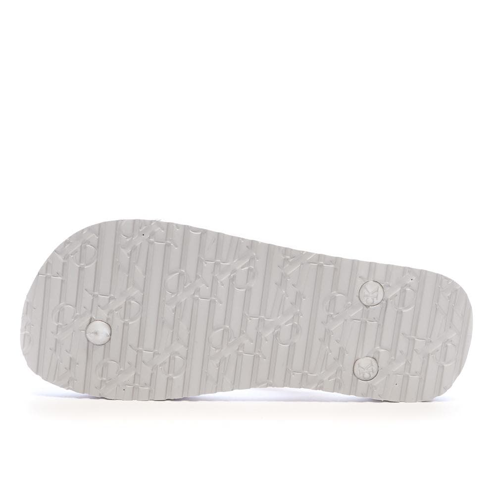 Tongs Grise Femme Calvin Klein Jeans Flip Flop Tpu Metall 2