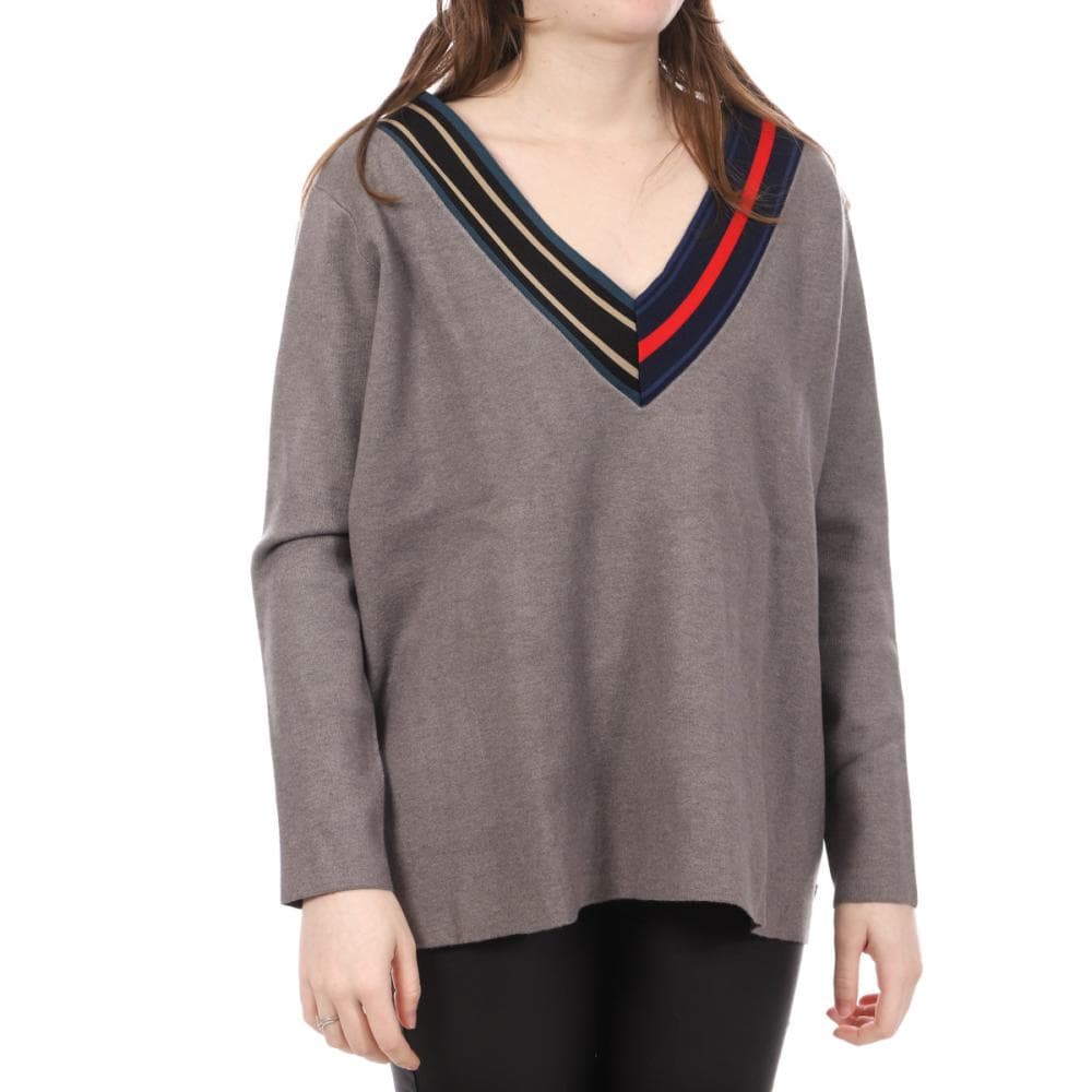 Pull Gris Femme Teddy Smith Sandy 1