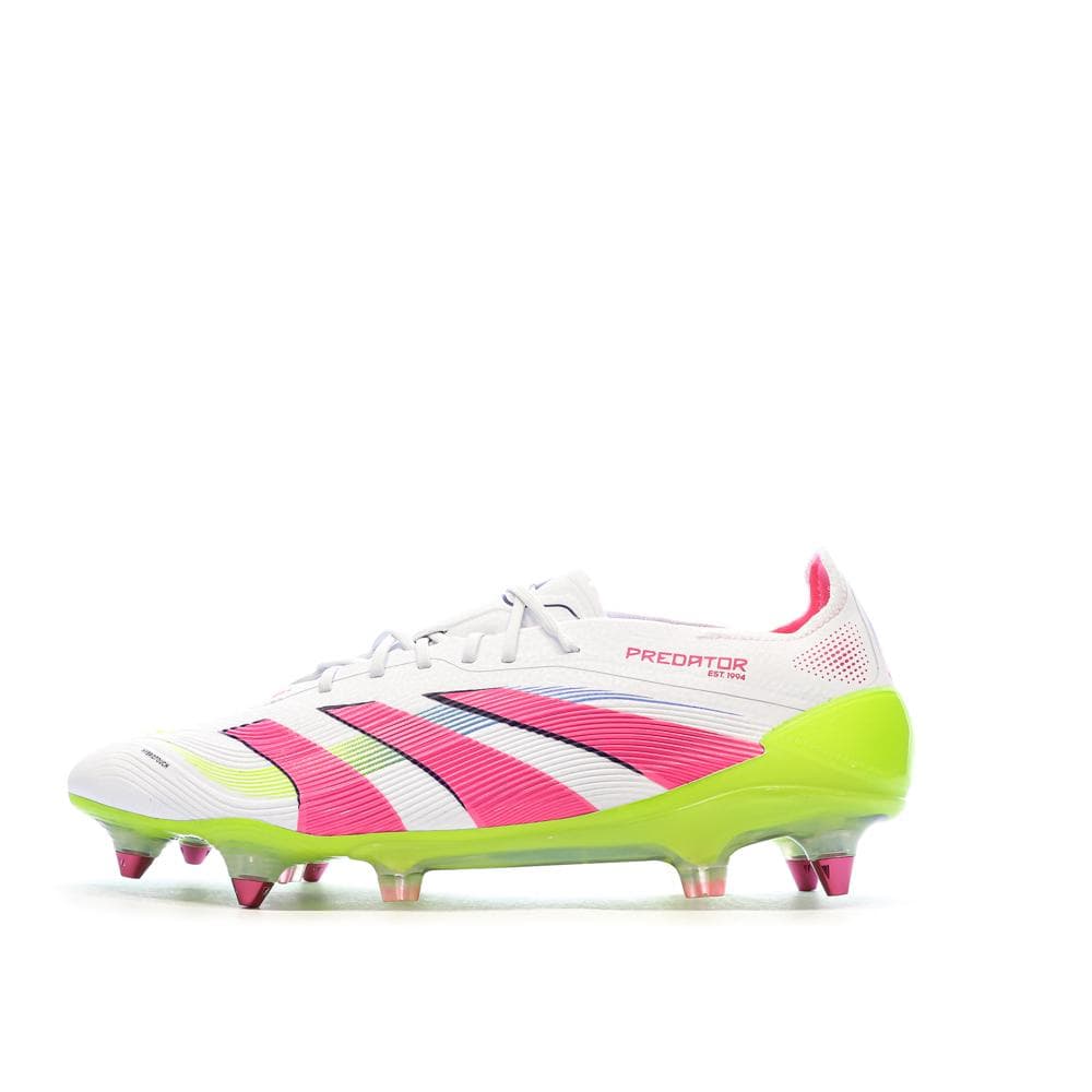 Chaussures de Foot Blanc/Rose Homme Adidas Adidas Predator Elite SG 1