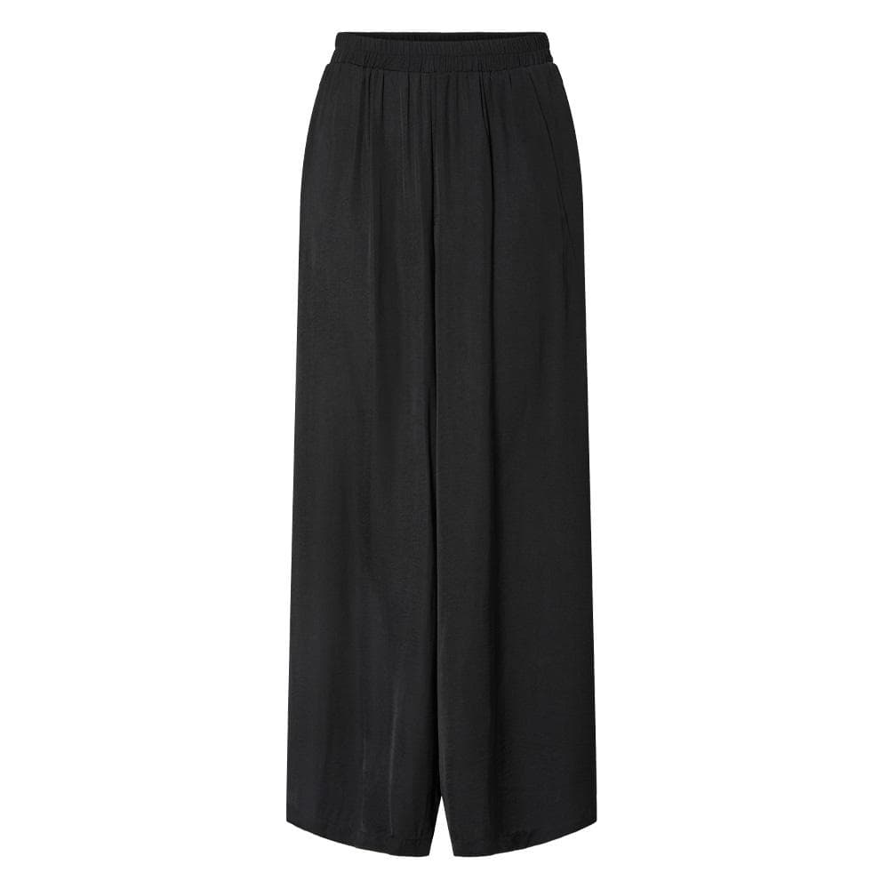 Pantalon fluide Noir Femme Pieces Milda 1