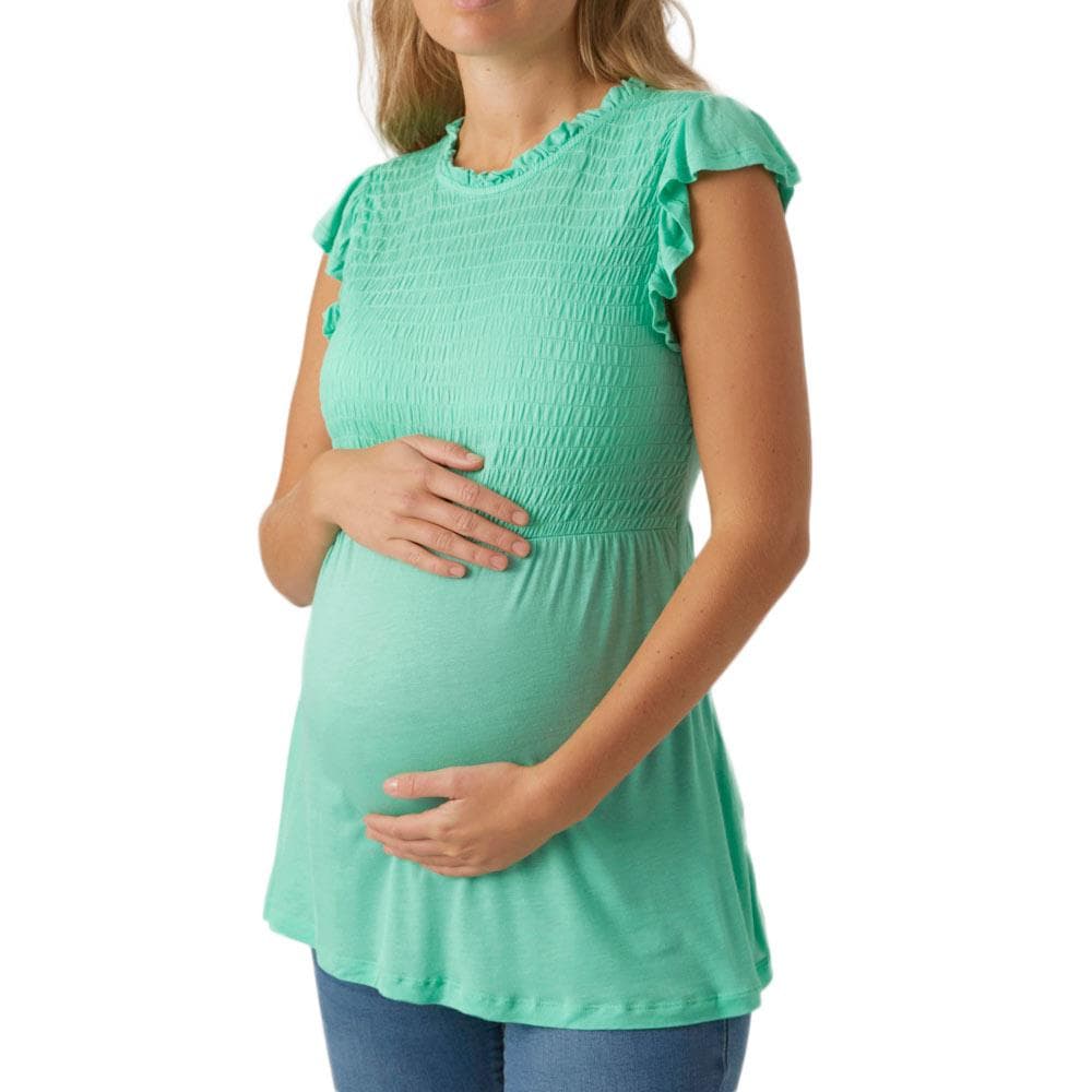 Top de Grossesse Vert Femme Mamalicious 20015684 1