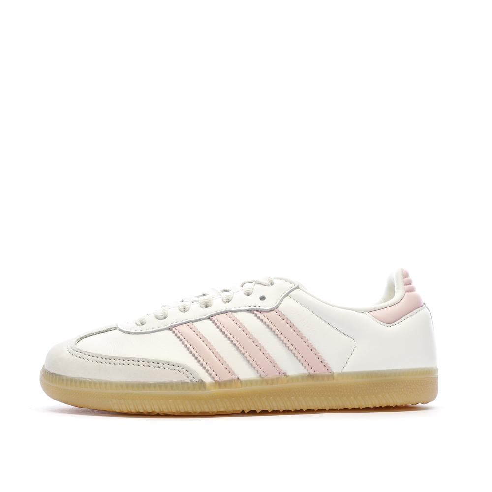 Samba Baskets Beige/Rose Femme Adidas 1