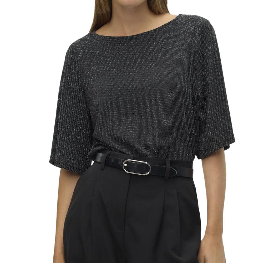 Top Noir/Argenté Femme Vero Moda Kanva 1