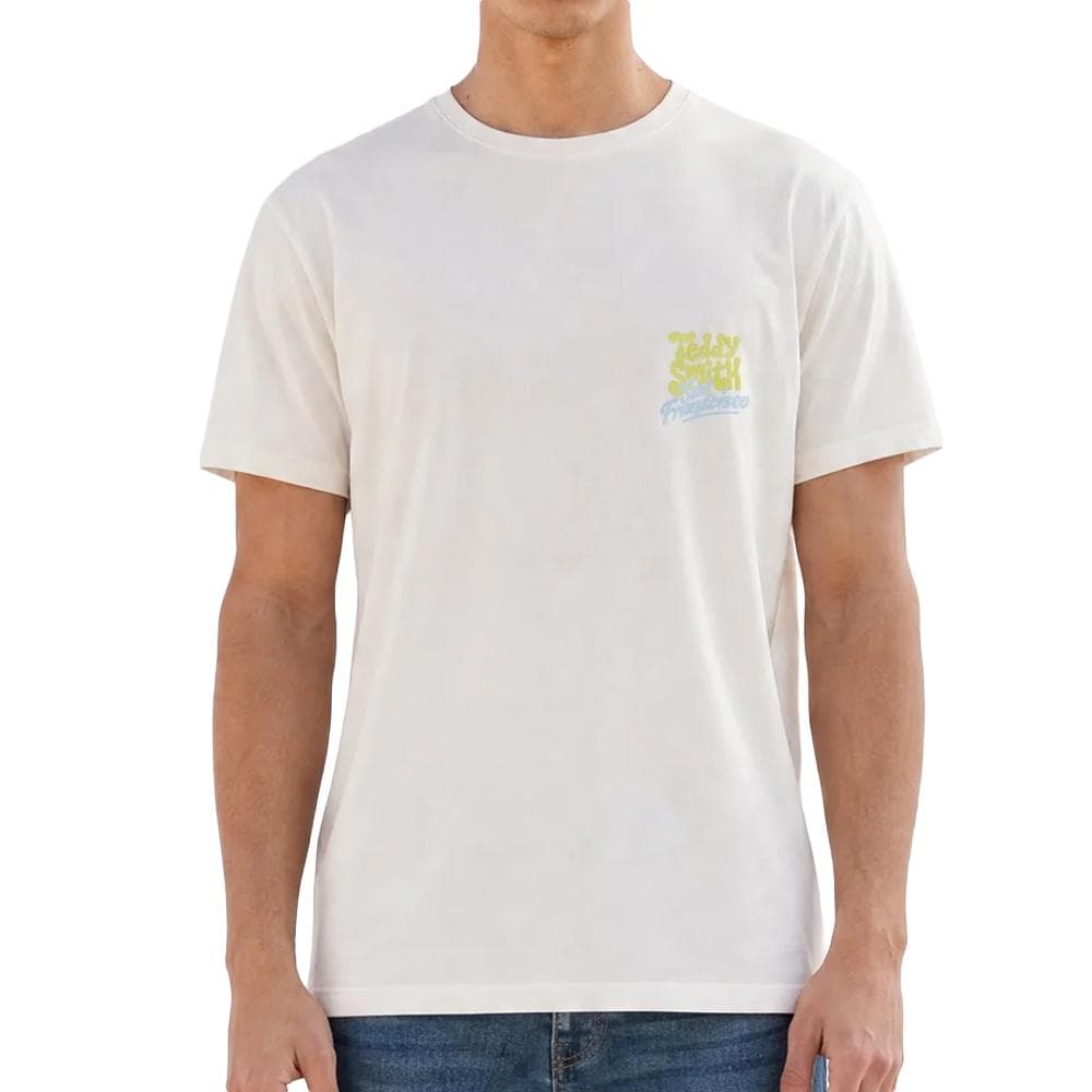 T-Shirt Blanc Homme Teddy Smith frans 1
