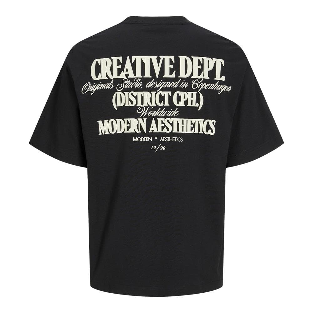 T-Shirt Noir Garçon Jack & Jones Roxbury 2