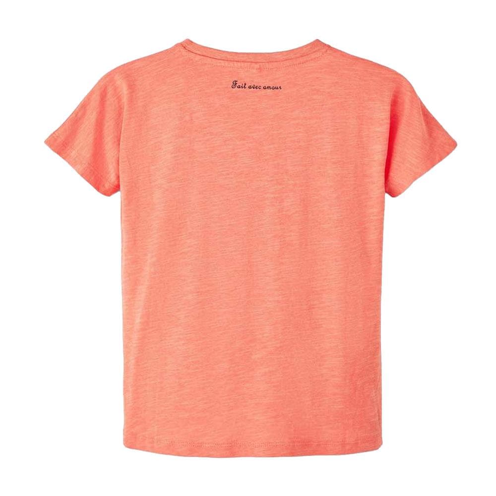 T-shirt Orange Fille Name it falivibes 2