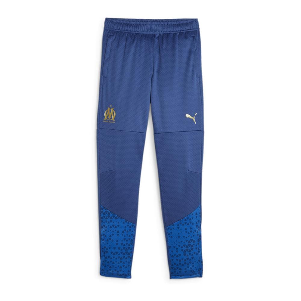 OM Pantalon Training Bleu Junior Puma 2023/2024 1