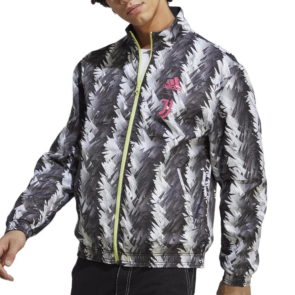 Juventus Turin Veste de survêtement Anthem Blanc/Noir Homme Adidas 2022/23 1